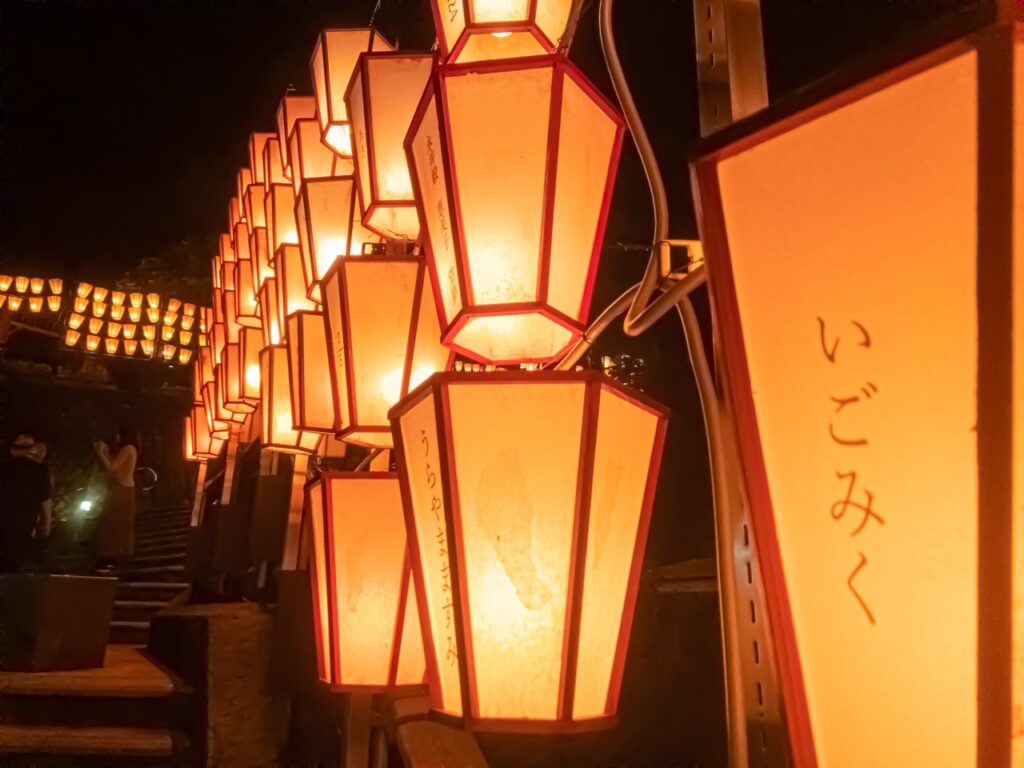 湯涌ぼんぼん祭り（花咲くいろは）