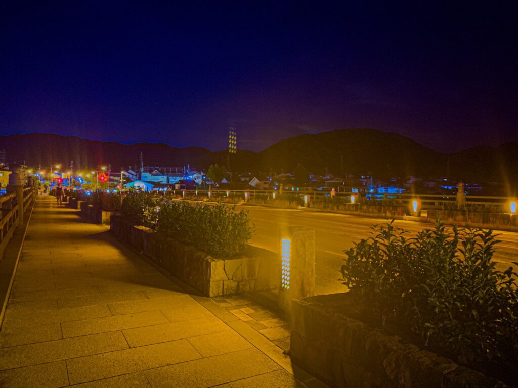 宇治橋_夜
