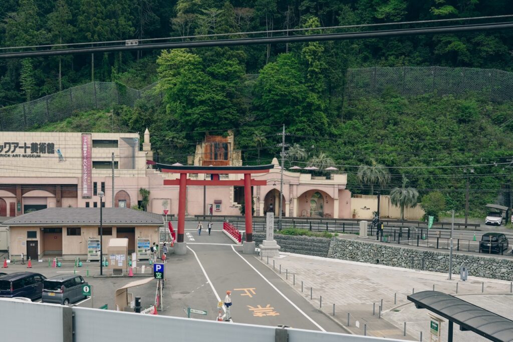 高尾山口駅からの景色（ヤマノススメ）